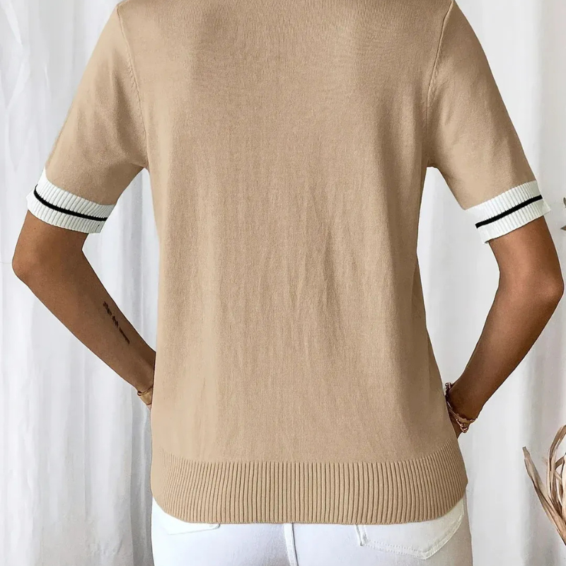 Qlara™ - Stilig strikket topp