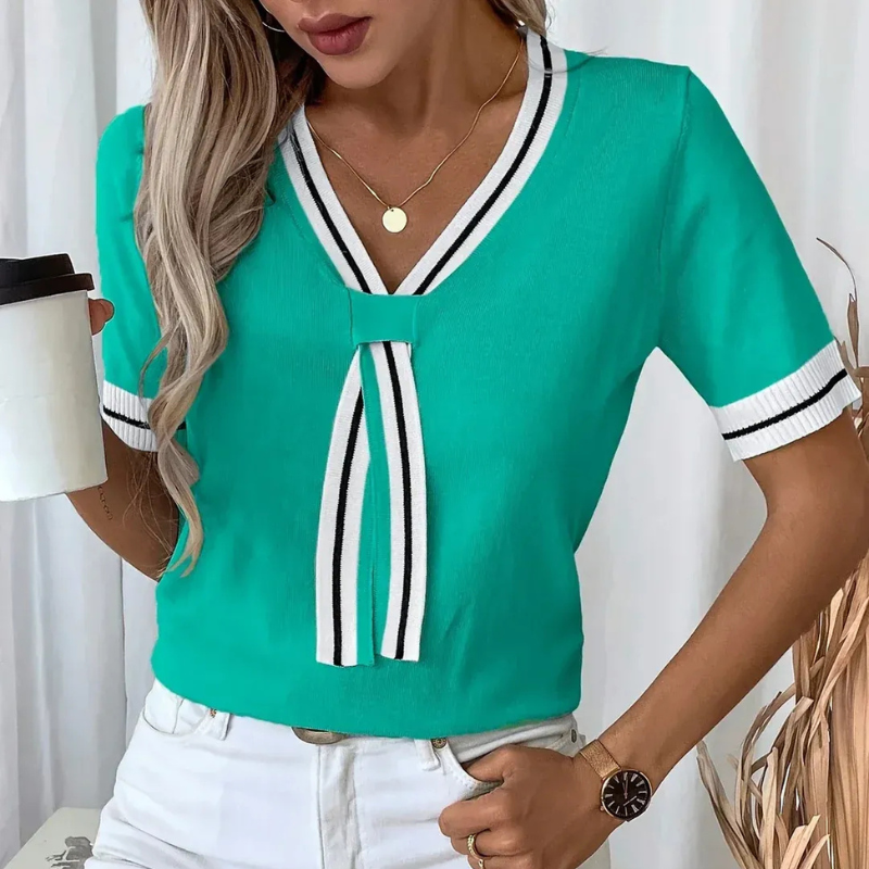 Qlara™ - Stilig strikket topp