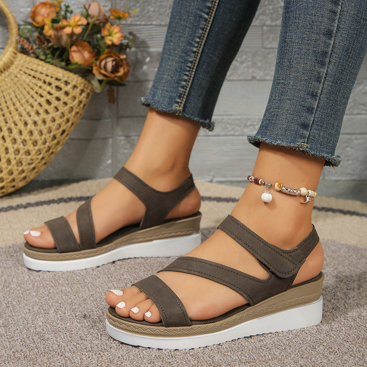 Eliza™ - Sommersandal med ankelrem