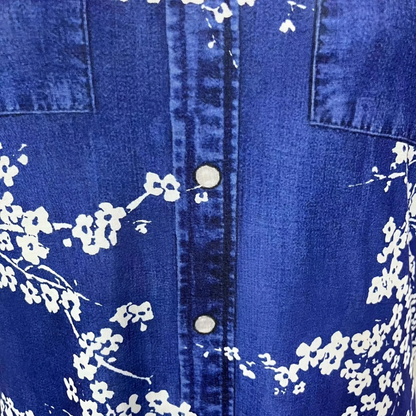 Violetta™ - Kjole med denimtrykk