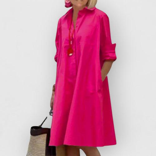 Dinna | rosa elegant kjole