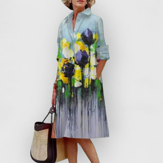 Aira | elegant blomstret kjole