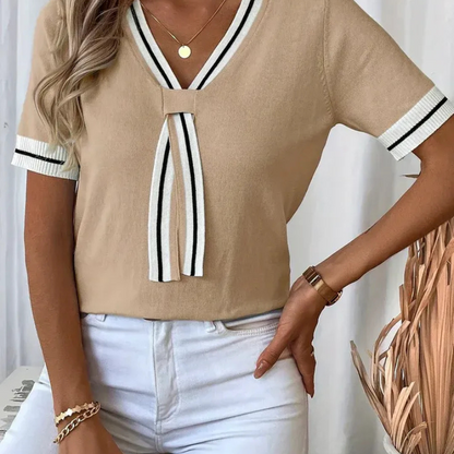 Qlara™ - Stilig strikket topp