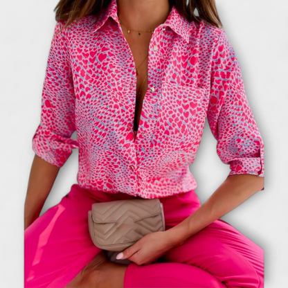 Lilly™ - Bluse med klassisk krage
