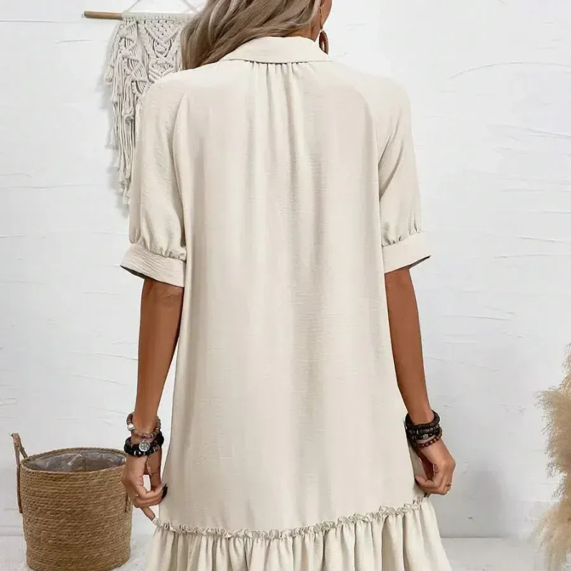 Cecilie™ - Uformell kjole med volanger