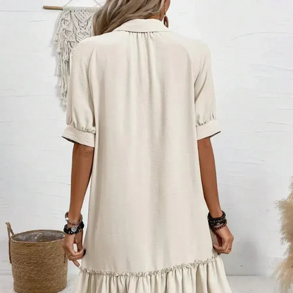 Cecilie™ - Uformell kjole med volanger