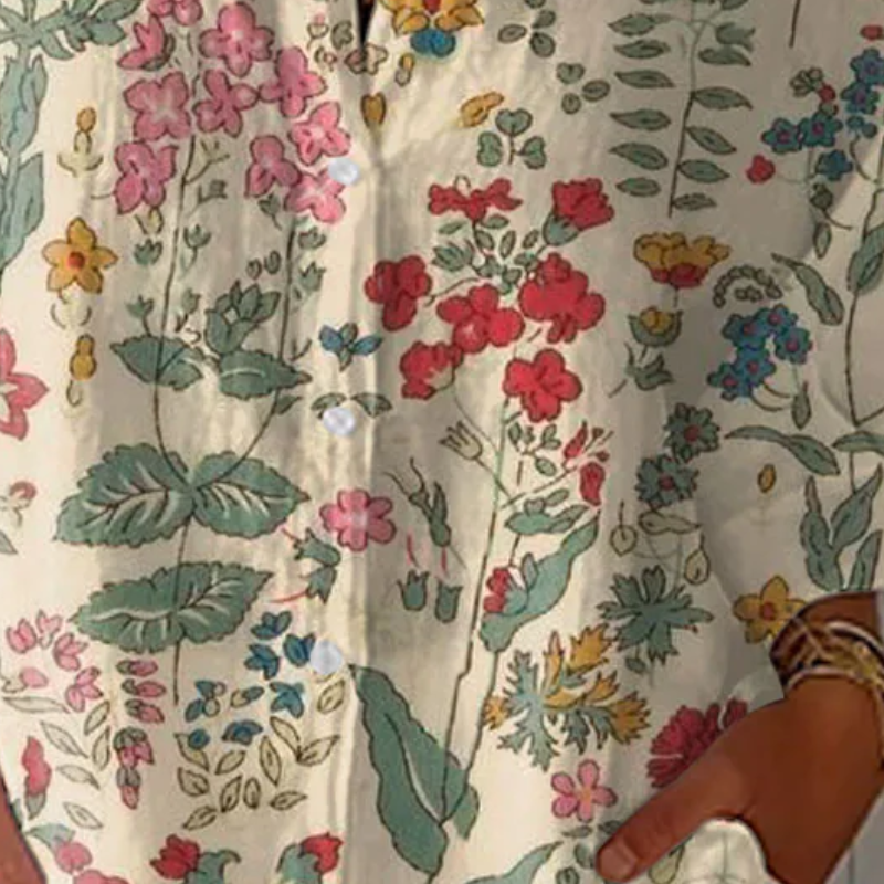Nadine™ - Vintage blomsterskjorte