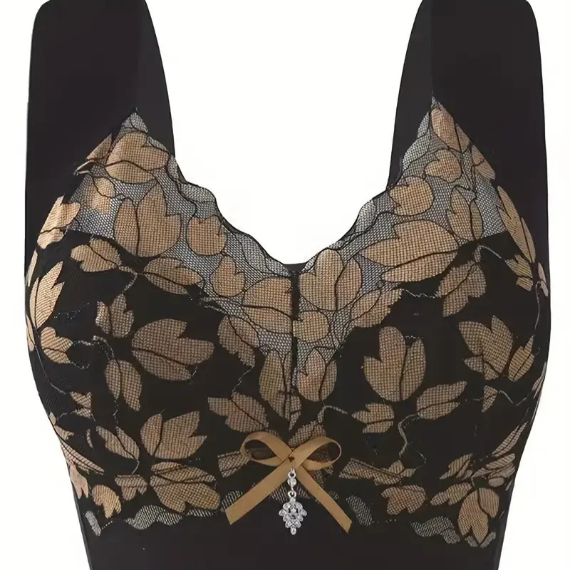 Synne™ - Elegant trådløs bh med blonder