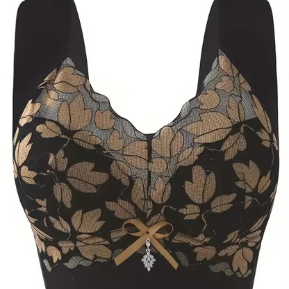 Synne™ - Elegant trådløs bh med blonder