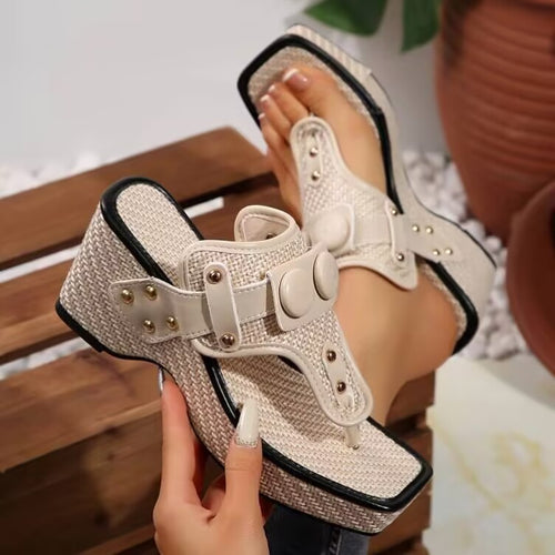 Camila™ – Vevde slip-on kilesandaler
