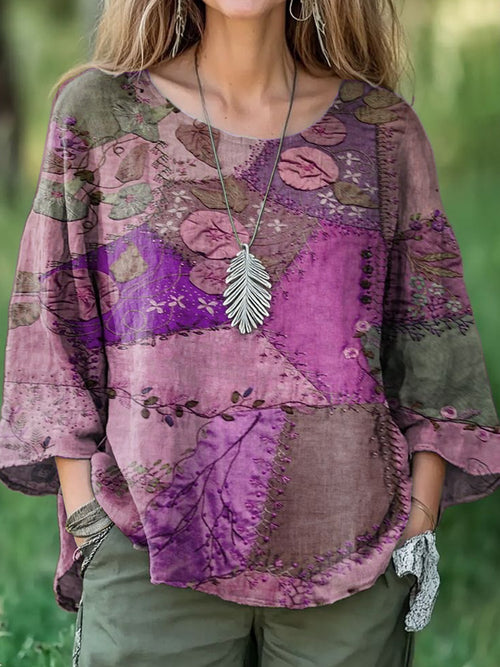 Agnes™ - Casual Trykt T-skjorte