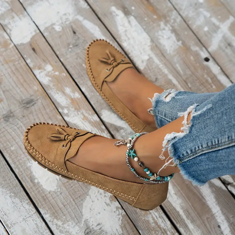 Camel™ – Myke, avslappede loafers
